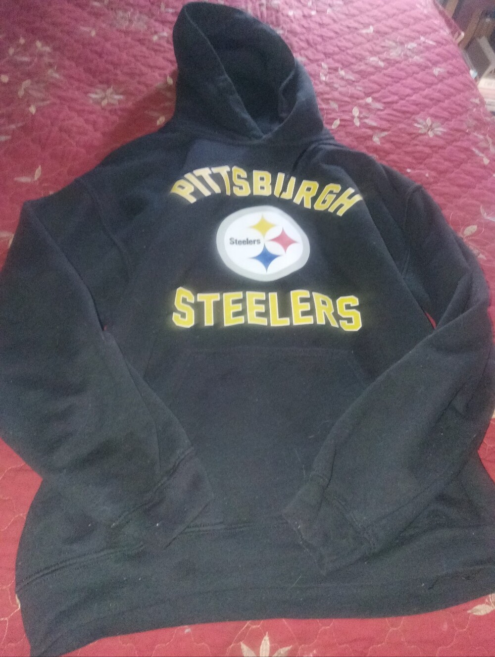 Black Hooded Sweatshirt Pittsburgh Steelers